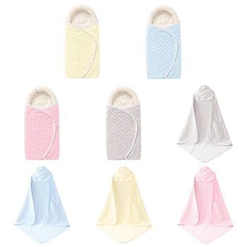 Памучни бебешки одеяла, бебешки пелени, одеяла, удобно и сигурно болнично кърпа с хлътва подложка за новородено