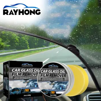 Паста за премахване на Блажна фолио за автомобилни стъкла, Защищающая на Предното стъкло на колата от Дъжд И Замъгляване, Паста За Премахване на Пречистване Car Care100g