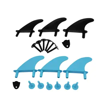 Перки за дъски за сърф с мек покрив от 3 бр., Перки за водни спортове на открито, подруливающие устройство