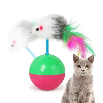 Плюшен мишката, интерактивни играчки за домашни любимци, забавен чаша, Играчка за котки