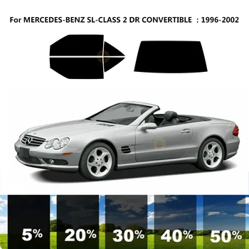 Предварително Нарязани на нанокерамическая Автомобили UV Фолио За Оцветяването на Прозорци За MERCEDES-BENZ SL-CLASS 2 DR CONVERTIBLE 1996-2002
