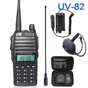 Преносими FM радио Baofeng UV-82 Уоки Токи UV 82 CB Ham Vhf UV82 Uv/V Радиостанцията Двупосочна комуникация