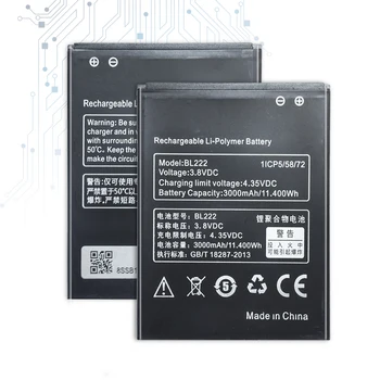 Преносимото батерия BL222 3000 ма за Lenovo S660 S668T Номер за проследяване