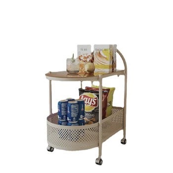 Приставной масичка за дивана Hxl Проста конструкция колички за съхранение на закуски, Произведени на масичка за кафе