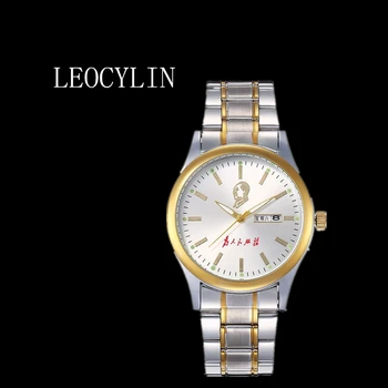 Реколта кварцов часовник LEOCYLIN, водоустойчив, нажежен за мъже, ръчни часовници Chairman Мао hardlex Relogio Masculino в подарък
