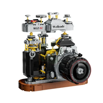 Ретро модел камера Събрани строителни блокове Slr камера с висока имитация на филм 1030ШТ Тухли Играчки за деца