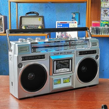 Ретро ретро-касетофон, касетофон, радио, Bluetooth-високоговорител, TF карта, FM caixa de som bluetooth