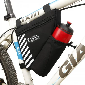 Седельная чанта за велосипед Триъгълна чанта Мтб Аксесоари Велосипедна рамка на Предната Горна чанта за инструменти Чанта за съхранение на вело чанти