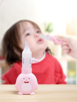Силиконов препарат за носа, за новородени, вакуум аспиратор за нос за малки Пингвини, Ново средство за грижа за детето