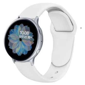 Силиконов ремък 20 mm 22мм За Samsung Galaxy watch 4/5/5 pro/Classic/Active 2/Gear S3 frontier гривна Huawei GT 2 /2e/3 band pro