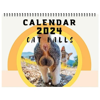 Стенен календар в 2024 година, нова година 2024 стенен календар, 2024 календар, фоново украса за спални, коледен подарък