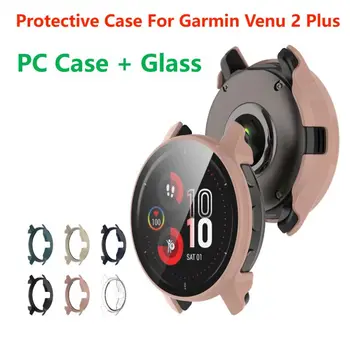 Стъкло + Калъф За Smart Часа Garmin Venu 2 Plus, Каишка За Смарт часа, Защитна Броня, Защитната Обвивка, Аксесоари Venu2 Plus
