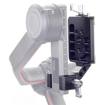 Стяга Плоча на Камерата Скоба Система за Подпомагане Релса Скоба За Релса Монтажна Плоча Адаптер Студено Башмака За DJI RS2 RSC2 RS3 Аксесоари