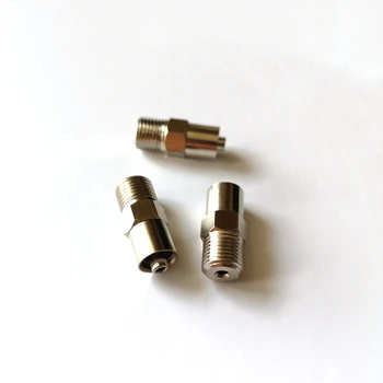 съединители за тръби с ключалка luer M10 * 1 с външна резба пряка продажба от производител на метален адаптер luer никелирани месинг фитинг