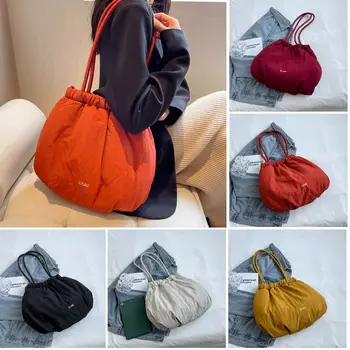 Тъканта чанта през рамо, ултра-леки чанти-тоут голям капацитет, с памучна подплата, чанти за жени и момичета