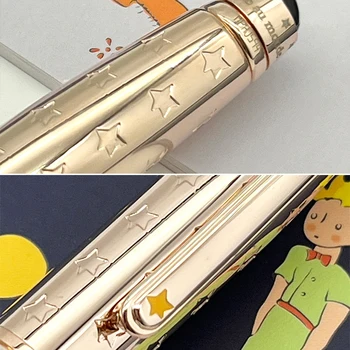 Химикалка химикалка-roller LAN Special Edition Little Prince Starry MB с мастило за офис писма, перьевые химикалка с капачка със сериен номер