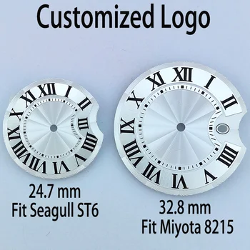 Циферблат диаметър часа 32,8 mm Подходящ за механизъм Miyota 8215 / DG 2813. Циферблат диаметър часа 24,7 mm Подходящ за механизъм Seagull ST6
