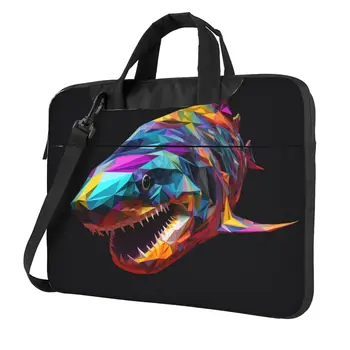 Чанта за лаптоп Shark Paper Art За Macbook Air Pro Acer Dell Sleeve Case Kawaii устойчив на удари Калъф 13 14 15 15,6